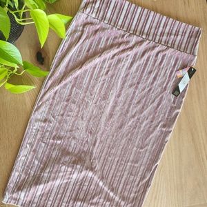 NWT LuLaRoe Elegant Velvety Skirt "Ivy" XL